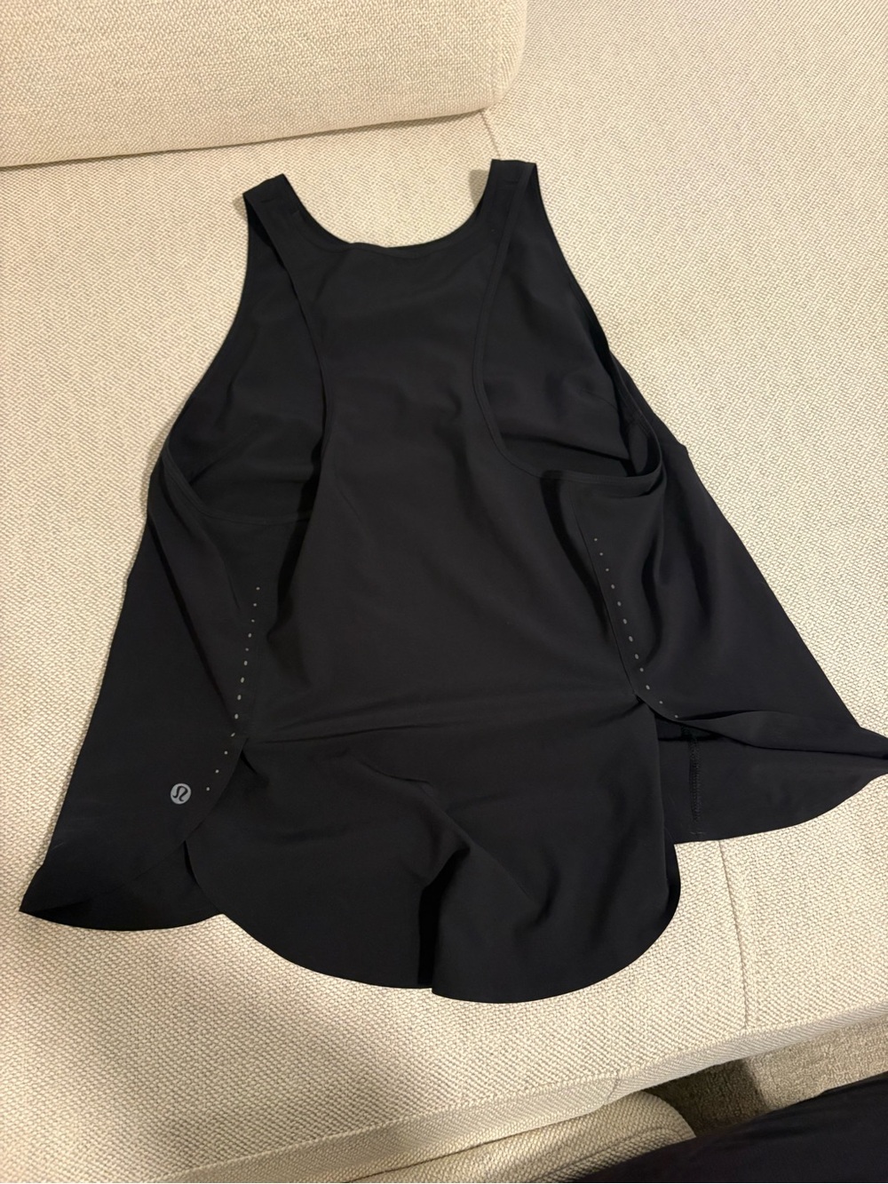 lululemon athletica Black Racerback Tank Top